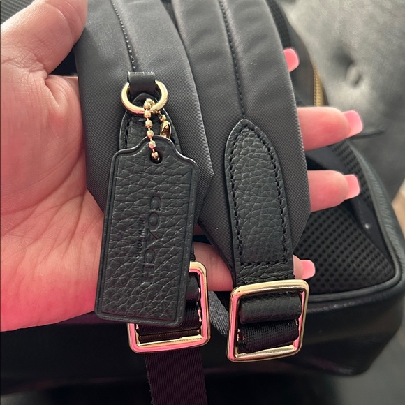 Coach Signature Brown and Black Backpack - Picture 4 of 7